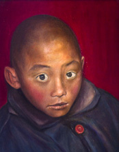 "Young Tibetan Boy" 12 X 16